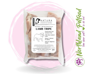Every Day Raw: NATURA Lamb Tripe 1kg / IN STORE ONLY