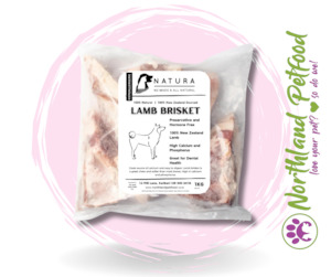 Every Day Raw: NATURA Lamb Brisket 1kg / IN STORE ONLY