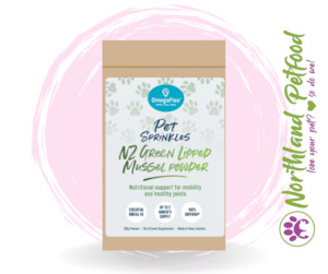 Joint Health: OmegaFlex Pet Sprinkles NZ Green Lipped Mussel Powder - 60g