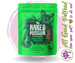 New: The Naked Possum 100% Possum  Dog Treat