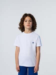 T-shirt with logo patch
