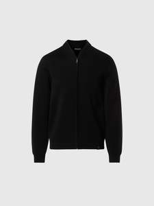 Apparel: Tech wool full-zip sweater
