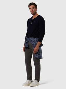 Apparel: Cashmere blend V-neck sweater