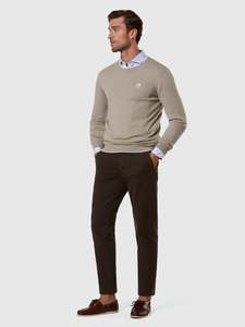 Apparel: Cashmere blend crew-neck sweater