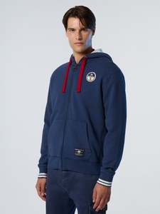 Sweatshirts Hoodies: Archival full-zip hoodie
