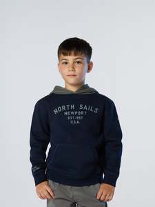 Hoodie with Newport print