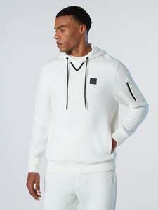 Piqué scuba hoodie