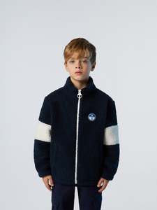 Full-zip fleece sweatshirt