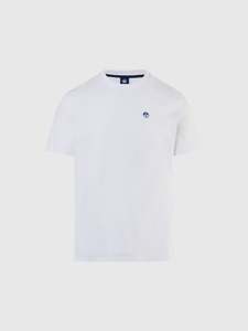 T-shirt with logo patch