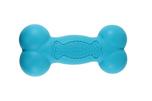 Toys Nose to Tail Dog Wash: TPR Rubber Squeaky Bone Print Dog Toy