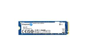 Ssds: Kingston NV3 4TB 6000MB/s PCIe 4.0 M.2 NVMe SSD