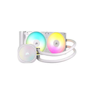 Liquid Cooling: Corsair NAUTILUS 240 ARGB AIO Liquid Cooler - White