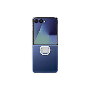 Phone Cases: Samsung Galaxy Z Flip7 Ring Case (Silicone) - Clear