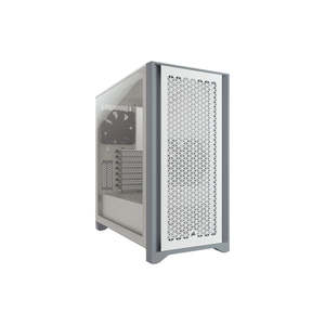 Corsair 4000D Airflow White ATX MidTower Tempered Glass Gaming Case