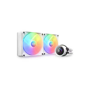 NZXT Kraken 280 RGB White 280mm AIO Liquid Cooler w/ LCD Display
