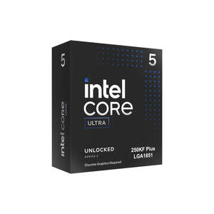 Cpus: Intel Core Ultra 5 250KF Plus CPU 18 Cores 18 Threads 5.3Ghz Max Turbo Frequency