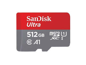 SanDisk Ultra 512GB microSD Card with Adapter
