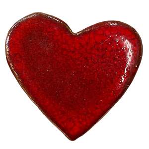 All: Ceramic Pebble Heart by Monster Pottery