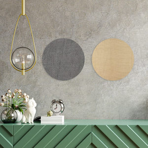 Products: ROUND HESSIAN PINBOARD Frameless Hessian 600mm