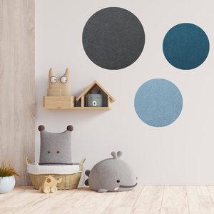 Products: ROUND PREMIUM FABRIC PINBOARD Frameless 600mm
