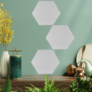 Products: HEXAGON PINBOARD Pack of 3 (same colour) Premium Fabric