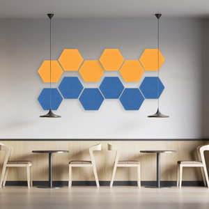 Products: HEXAGON PINBOARD Pack of 6 (same colour) Standard Fabric