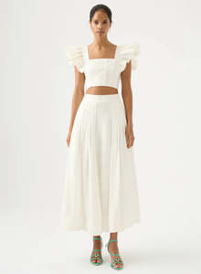 Size 8: Aje | Vanades Frill Midi Set