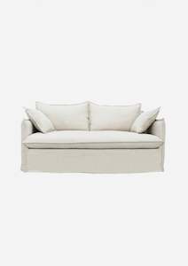 Wallace Slip Cover Sofa | Salt & Pepper