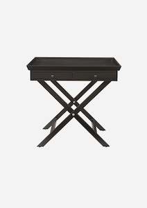 Side Tables: Penrose Cross Leg Side Table | Black