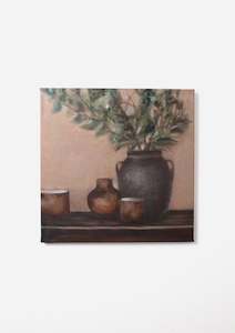 Wall Art: Tuscan Urns Canvas