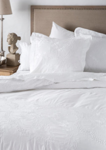 Duvet Covers: Embelli Embroidered Duvet Cover