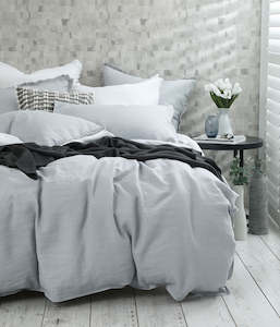 Laundered Linen Duvet Set