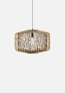 Hanging Lights: Rattan Hanging Pendant Wide
