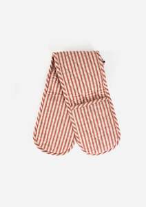 Tea Towels Aprons Wash Cloths: Gingham Double Oven Glove