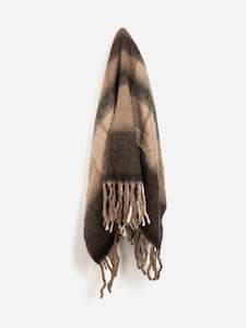 Throws: Canopy Plaid Tassel Throw