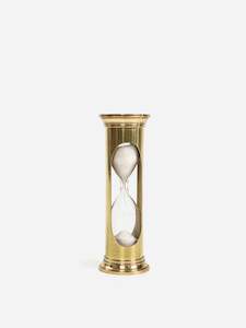 Desk Top: Brass Pipe Sand Timer