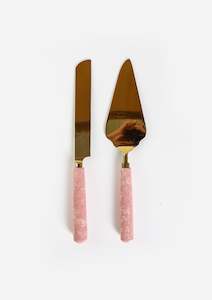 Cutlery Servers: Rose Cake Server Set