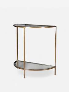 Side Tables: Freddy Half Round Table