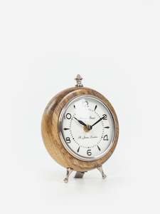 Decorative Objects: Argent Desk Clock