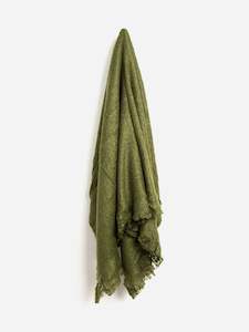Olive Green Throw