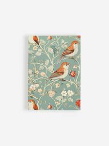 William Morris Green Birds Jotter Pad