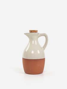 Kitchen Storage Accessories: Terracotta Glazed Oil Drizzler