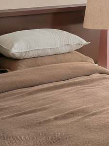 Duvet Covers: Sottobosco Pink Clay Duvet Cover Set