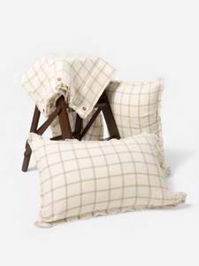 Duvet Covers: Azure Cascade Linen Duvet Cover Set