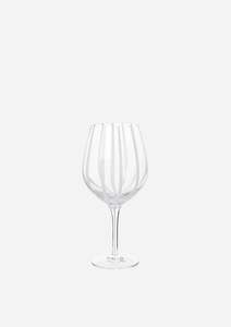 All Bar: Broste Stripe Glass | Red Wine