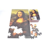 0pc jigsaw set - mona lisa (114m) wooden toys