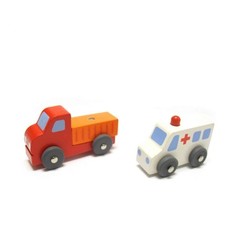 Ambulance + truck (8) - train sets &amp. Vehicles wooden toys