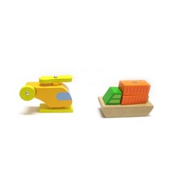Helicopter + ship (6) - train sets &amp. Vehicles wooden toys