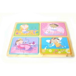 Paper Craft Wooden Toys: Jigsaw puzzle. Fairy (311f) - educational wooden toys