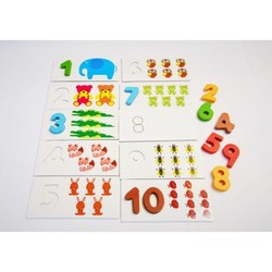 Paper Craft Wooden Toys: Number learning cards (336) - more - educational wooden toys